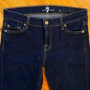 7 For All Mankind "the Skinny" jeans